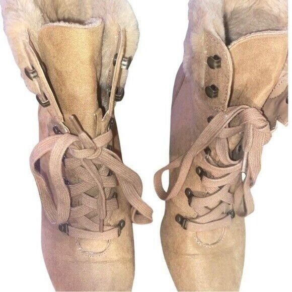 Bamboo Women’s Fur Boots Size 9 - Picture 7 of 12